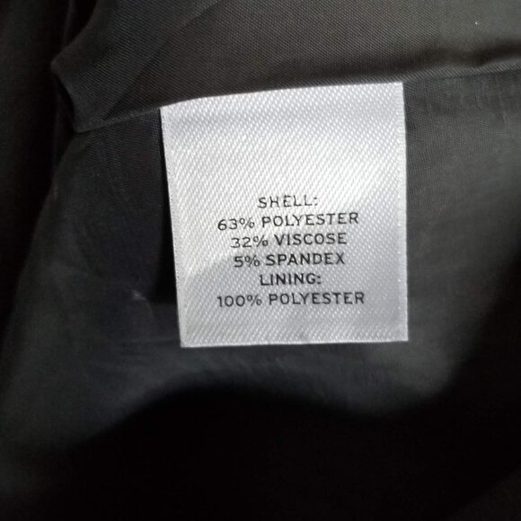 Halogen Slim Zipper Back Slit Classic Pencil Skirt - Picture 6 of 8